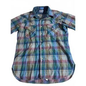 Vintage Pendleton Western Wool Snap Shirt Made USA